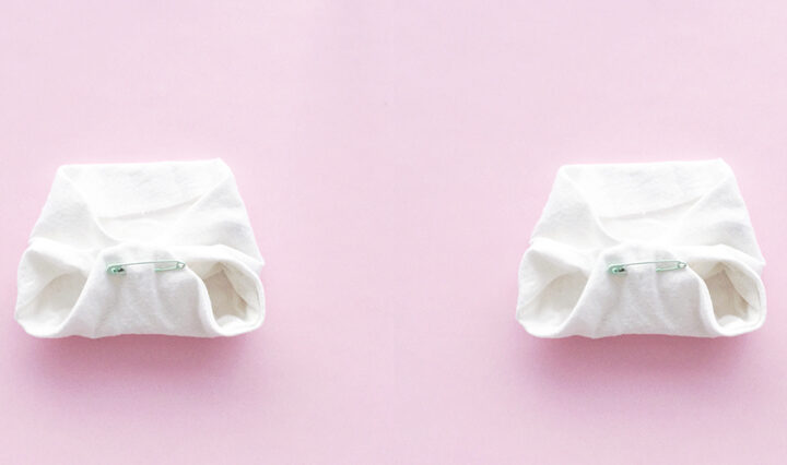 cloth nappies with pink background - How often should a newborn poo? An update on Sydney