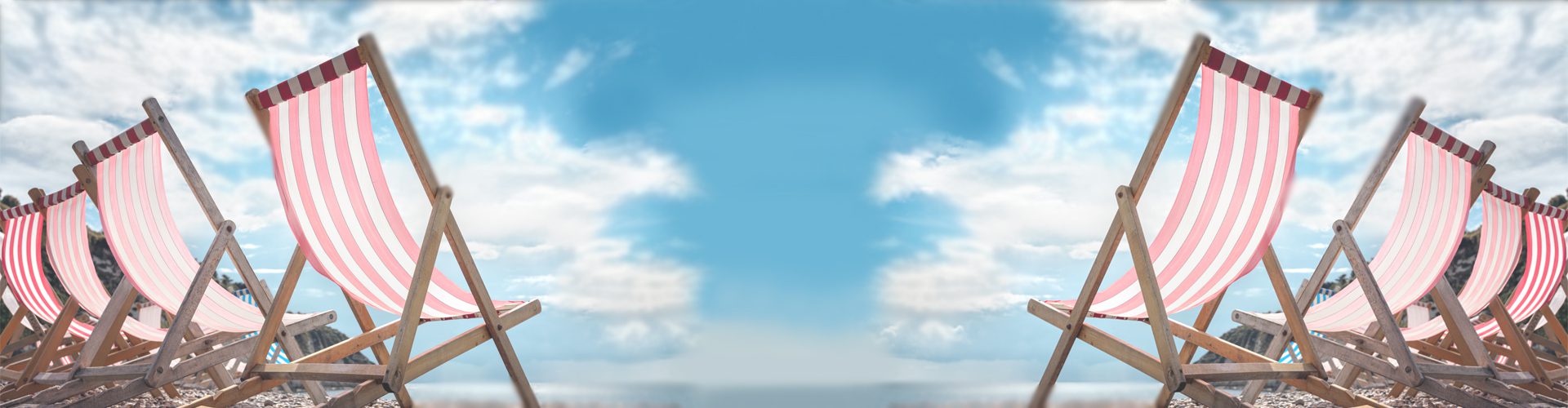 seaside deckchair
