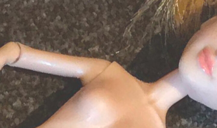 fashion doll anorexic - close up of Ember doll