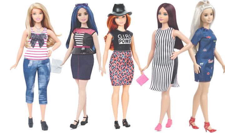 plus size dolls - barbie fashionistas