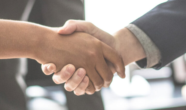 office romances handshake