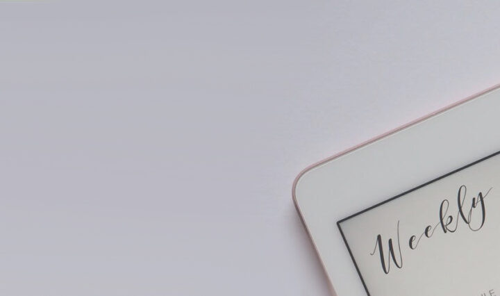 goals for 2019 - planner on table