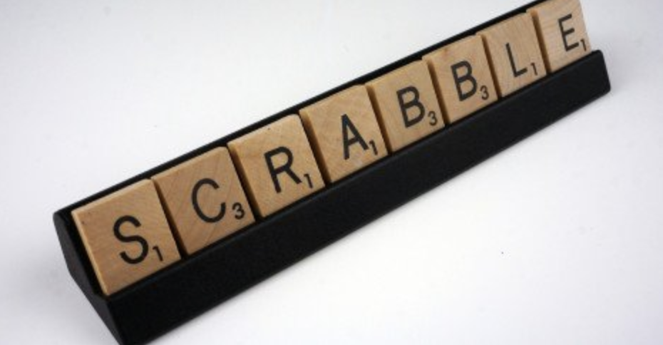 scrabble letters spelling out "scrabble"