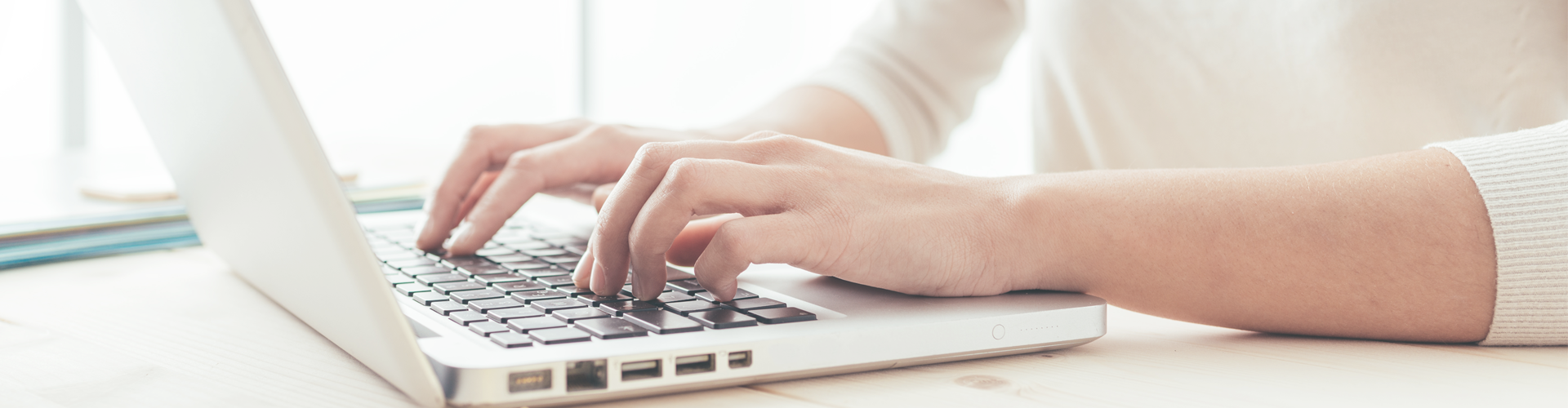 woman at laptop Different File Types And Uses