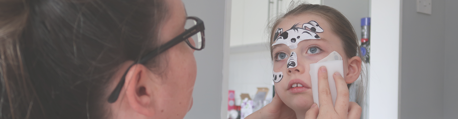 Face Paintoos Party Pack Review - applying them