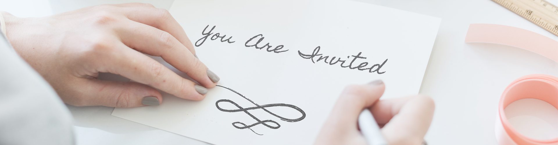 Designing The Perfect Invitation - letter saying you are invited