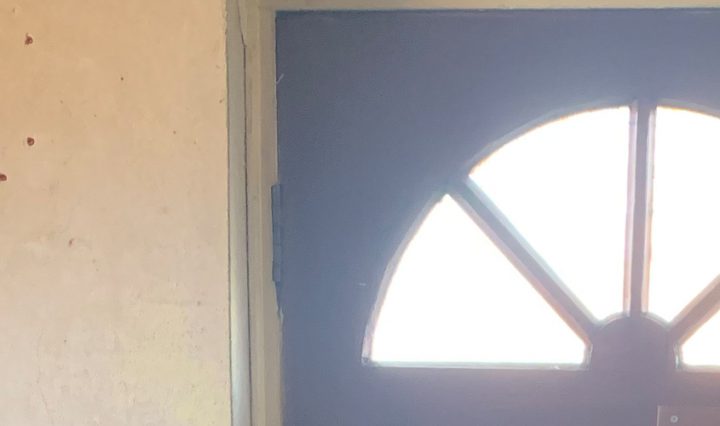 Top of the old door - House Refurbishment part 1 - Before