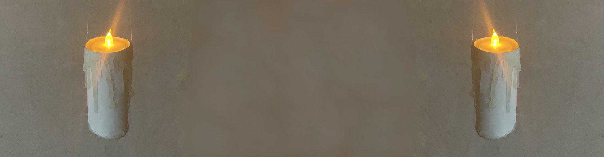 Floating Candles Banner