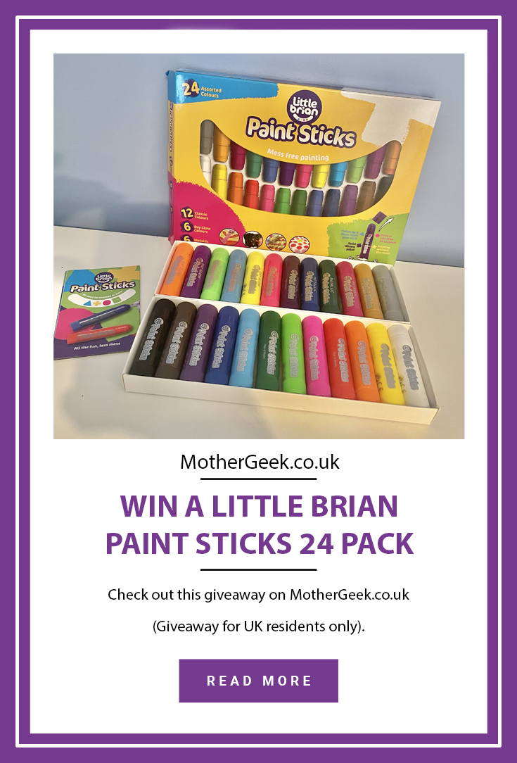 Little Brianface Paint Sticks For Kids 12 Pack Assorted Colours 12 X 6 G