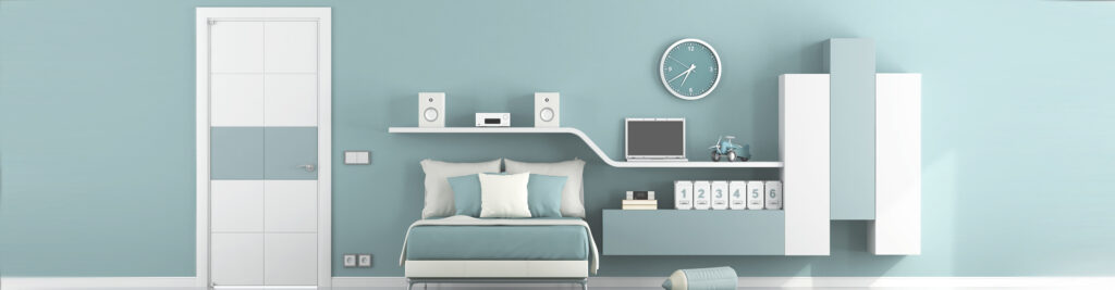 5 Great Ways to Create More Space in Your Bedroom 3 tween bedroom ideas - blue walls, white furniture create more space in your bedroom